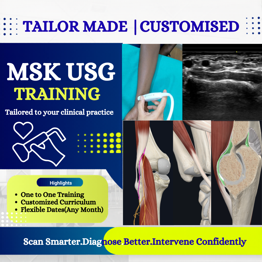 Tailor Made | Customised Musculoskeletal Ultrasound Training(Onsite)